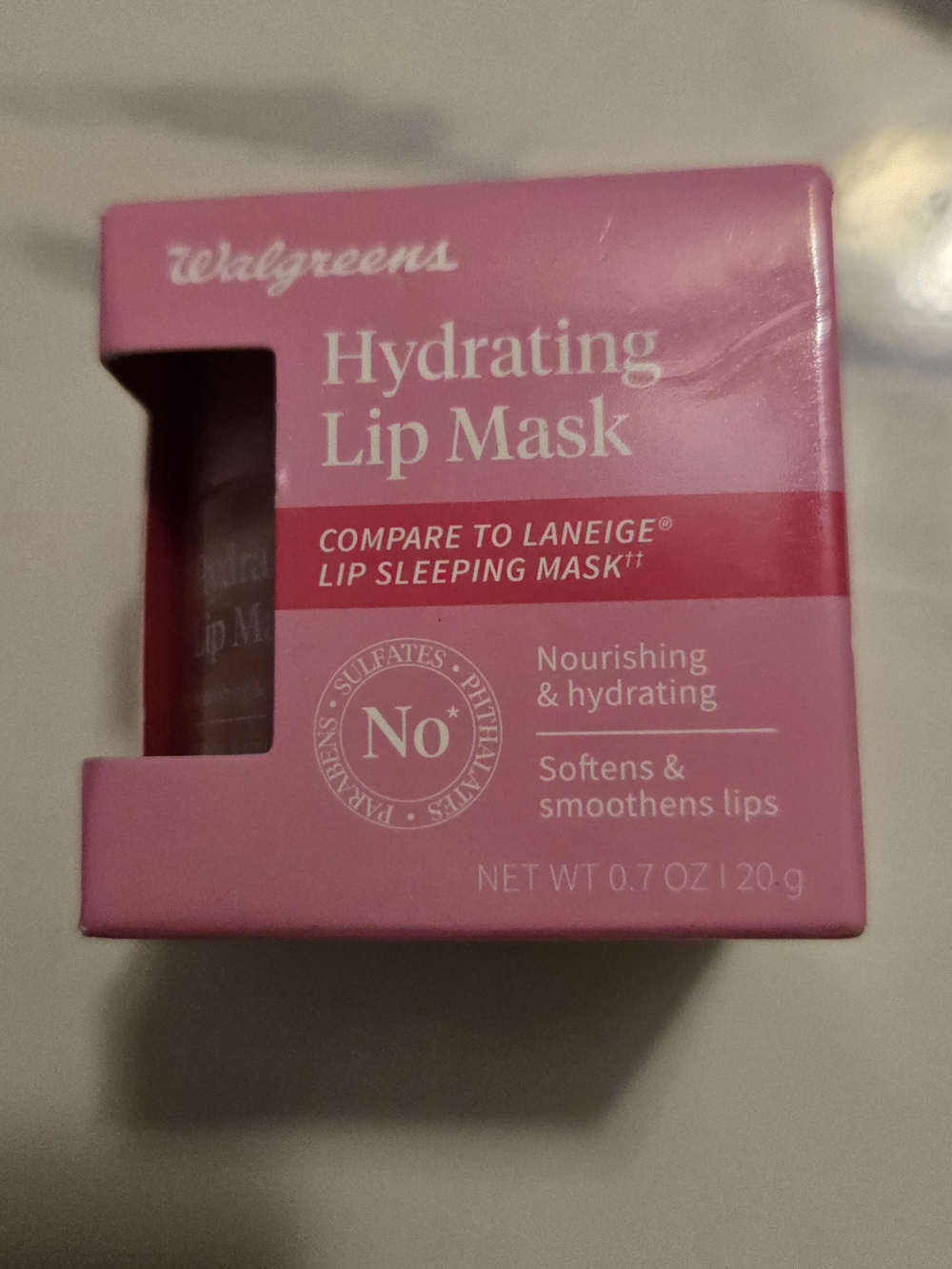 Walgreens Hydrating Lip Mask - Pink